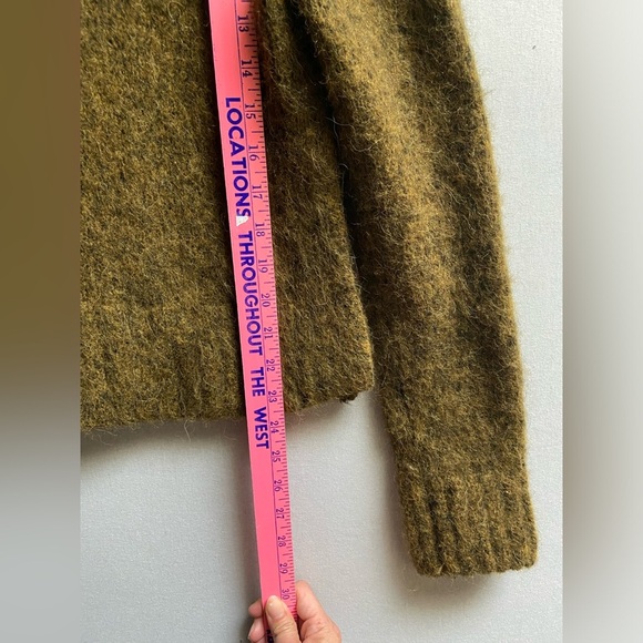 COS Chunky Oversized Shawl Neck Alpaca Wool  Sweater Sz M - Picture 7 of 9